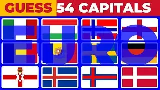 🚩European Capital Cities Edition - Guess the Capital Cities Quiz Challenge | Guess Country Capitals