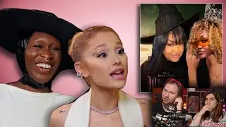 Реакция на Ariana Grande & Cynthia Erivo React to Cupcakke Edits of Wicked Songs!