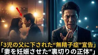 😱3児の父が無精子症？妻が妊娠…衝撃の不倫相手は誰！？💔  | 感動する話 | #感動ストーリー #日本#海外感動秘話