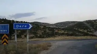 Pertek Dere Köyü Yolu