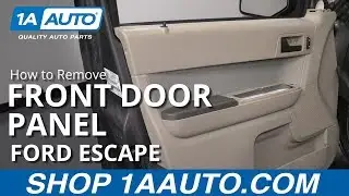 How to Remove Front Inside Door Panel 08-12 Ford Escape