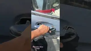 Removed and replaced front door handle light S400 Mercedes-Benz #car #like #myride #s400 #carlover