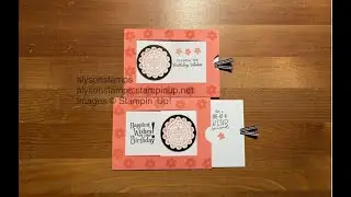 Window Slider Surprise Card Stamping Tutorial Technique Tuesday