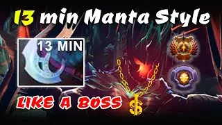 Dota 2 Terrorblade 13 min Manta Style. Dota 2 7.28C.How to farm like a pro dota 2 player.