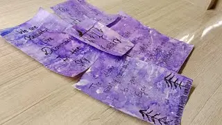 Diy galaxy theme pattern paper | Miracle art and craft