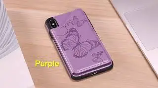 iPhone 12 11 Pro Max Magnetic Flip Wallet Case Shockproof