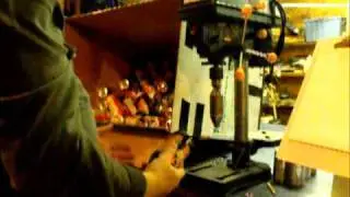 Making holes in cans for Solar Collector 3.wmv