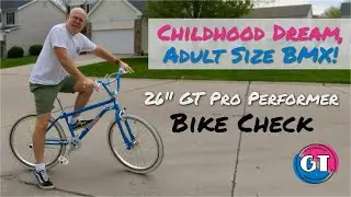 Мечта детства, взрослый BMX: мой кастомный 26-дюймовый GT Performer Heritage для фристайла.