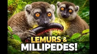 Series Madagascar Part 14 : Madagascar Millipedes & Lemurs - A Shocking Survival Strategy