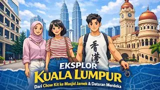 Eksplor Kuala Lumpur 🇲🇾 | Jalan Santai dari Chow Kit ke Masjid Jamek & Dataran Merdeka