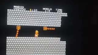 1986 NES (Nintendo) super Mario bros world one level four Saturday January 3rd 2026