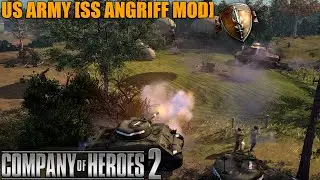 Playing With US ARMY [SS ANGRIFF MOD] | Company Of Heroes 2