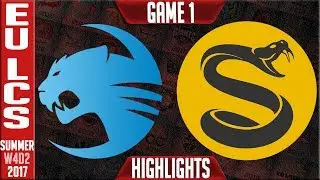 Roccat vs SPlyce Highlights Game 1 | EU LCS Week 4 Summer 2017 | ROC vs SPY G1