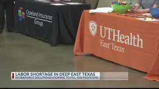 Labor shortage in deep East Texas: Workforce Solutions looking to fill job positions