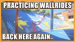 Ive been practising wallrides, and im surprising myself! #skateboarding #sk8 #skate #wallride #fyp