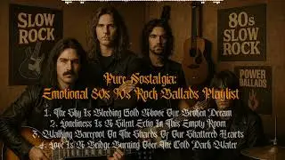 Play list - Pure Nostalgia⌛: Emotional 80s 90s Rock Ballads Playlist🖤🎸