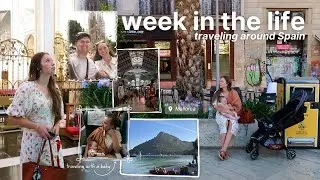 our last week in Spain! mom life on vacation, trying Spanish food, and a huge haul!