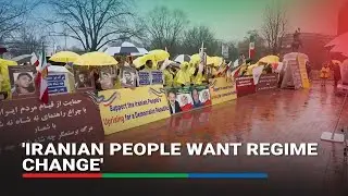Hundreds turn out in front of White House to protest against Iran's Khamenei | ABS-CBN News