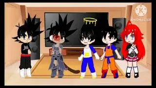 rias, goku, vegeta, black y turles reaccionan a ven y sana mi dolor con goku y vegeta fnf mod