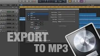 Как экспортировать песню в mp3 в Logic Pro X