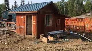 Winter in Alaska is coming!  Planning my new cow shed before the snow flies.