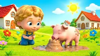 Baby Pig Built a Tiny Mud Castle | Nursery Rhymes for Kids & Baby Songs