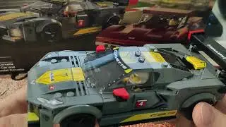 ОБЗОР LEGO SPEED CHAMPIONS 76903 Chevrolet Corvette C8.R Race Car and 1968 Chevrolet Corvette