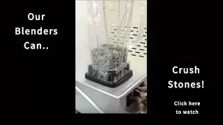 Watch the OPTIMUM VORTEX BLENDER Pulverise Paving Stones!