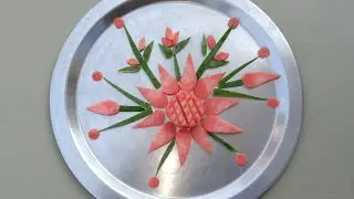 New Design Carrot 🥕 Plate Decoration With Cucumber 🥒 Cutting-edge 🥕🥒💯