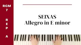 Seixas: Allegro in E Minor (RCM Level 7 Repertoire List A) - video