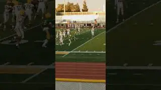 Big hit on the play Tracy Bulldogs beat Turlock 39-0 😱😱💪💪💪🏈🍿