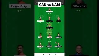 can vs nam dream11 prediction today || can vs nam dream11 team || icc cwc qualifier #shorts #dream11