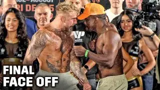 FINAL FACE OFF |  Jake Paul vs. Andre August &bull; TENSE STARE DOWN after they weighed in | DAZN Boxing
