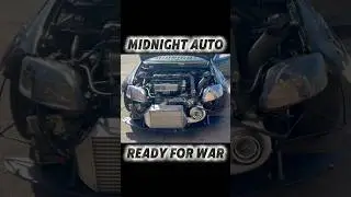 Midnight Auto AWD Civic Ready For War #civic #race #racing #fast  #dragracing #dragrace #racetrack