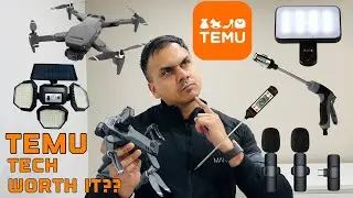 TEMU TECH GADGET HAUL | IS TEMU A SCAM? | IS IT WORTH IT? | HOW I GOT FREE ITEMS | UNBOXING & REVIEW