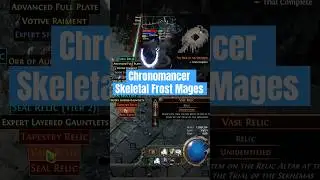 Skeletal Frost Mages are the best minions in Path of Exile 2 #pathofexile2 #poe2 #chronomancer