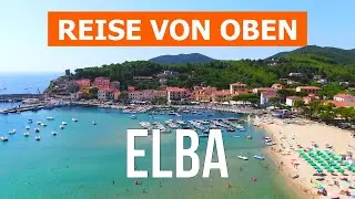 Elba von Drohne | Luftaufnahmen Video 4k | Italien, Insel Elba von oben