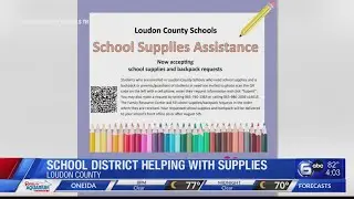 Loudon County School District helping with supplies