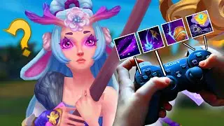 Я играл в League of Legends с помощью контроллера...