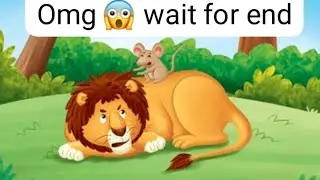 The 🤝friendship of lion🦁 and rat 🐀 #aishorts #viralvideo #animation #lion 