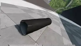 Iron pipe crash #beamngdrive
