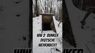 WW2 BUNKER DEUTSCHE WEHRMACHT - Energiebunker Verlassene Orte im Winter 357 ОШАП/485 ОБВП
