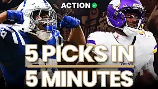 5 Picks In 5 Minutes! NFL Week 9 Player Props