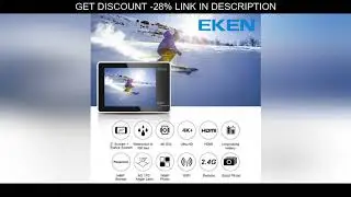 Original EKEN H6S Ultra HD Action Camera with Ambarella A12 chip 4k/30fps 1080p/60fps EIS 30M water