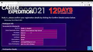 How to register for the 12 Days Career Clinic event
