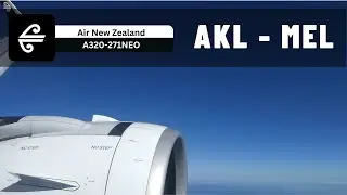 Air New Zealand NZ125 | A320 | Auckland - Melbourne