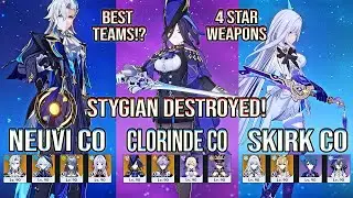 🔥 Best Teams for Stygian Onslaught LV5 — EASY CLEAR! | Genshin Impact