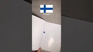 Finland 🇫🇮😏#art #colormixingmagic #diy #america #colormixing