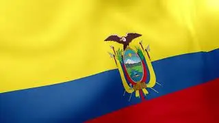 Ecuador Flag | Bandera ecuador | 4K Free video background | Country flag  video background 4K