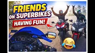 SuperBike Thrill with Friends #motorcycle #hayabusa #kawasaki #superbike